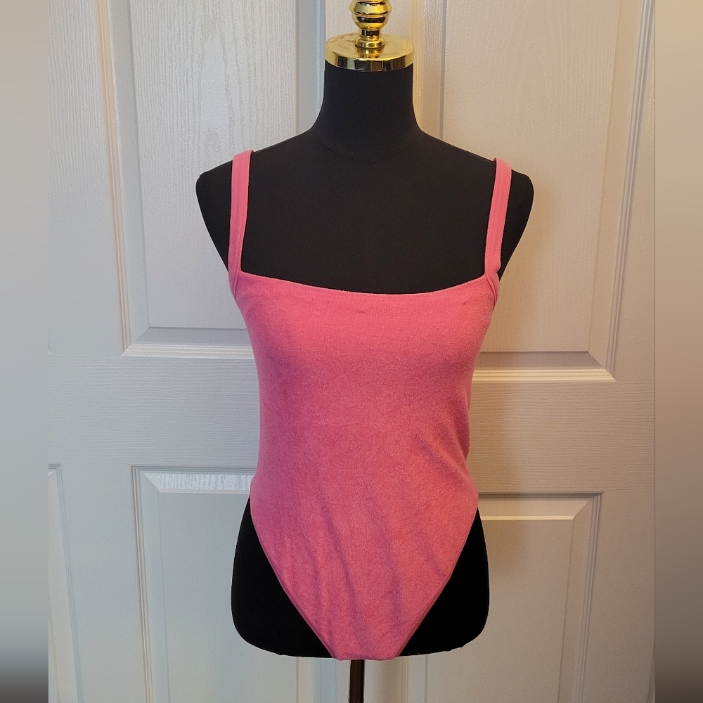 SKIMS Terry Lounge Seamless Thong Bodysuit - Picture 1 of 5